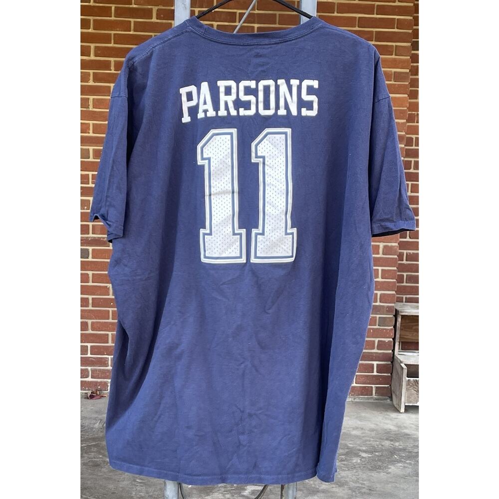 Fanatics Dallas Cowboys Micah Parsons T-Shirt Men’s 2XL Blue NFL Graphic Tee